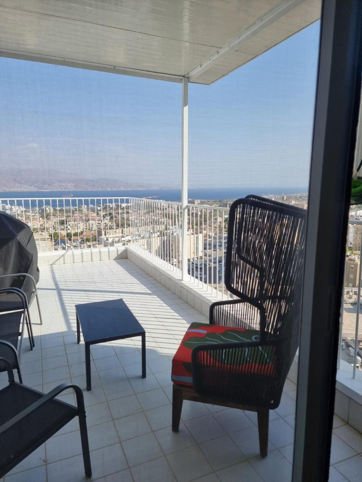 Apartmán דירת גג נוף המפרץ 1105-6 Ejlat Exteriér fotografie